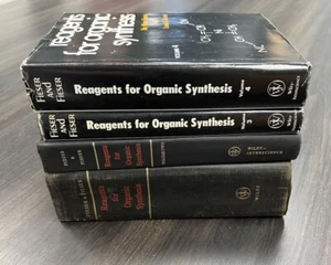 FIESER & FIESER 1967-1974 Reagents For Organic Synthesis Book Lot -Vol 1 thru 4 - Picture 1 of 16