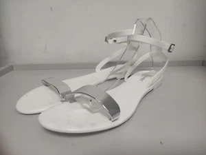 NINE WEST Sandals UK9 US10M White, USED - Picture 1 of 4