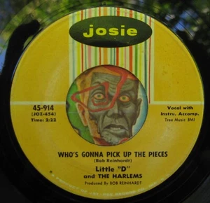 HEAR Little D & Harlems 45 Who's Gonna Pick Up / Deep In The Heart soul R&B - Picture 1 of 2