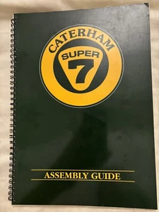 Caterham Super Seven Lotus Seven Original Assembly Guide Vauxhall Live Axle - Picture 1 of 6
