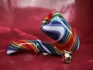 Heady glass USA handmade Will Star WIG WAG Sherlock Tobacco Pipe Opal Great Gift - Picture 1 of 6
