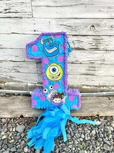 Monster Inc Number One Piñata Monsters Party Birthday - Picture 1 of 5