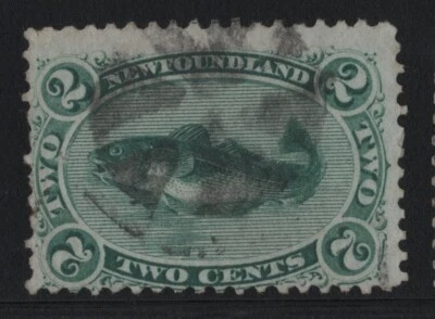 #24 Newfoundland Canada used fancy cancel - Image 1 of 2