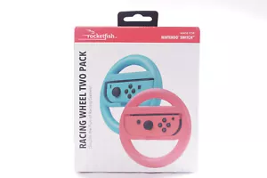 Rocketfish - Joy Con Racing Wheel Doppelpack für Nintendo Switch - Rot/Blau - Bild 1 von 4