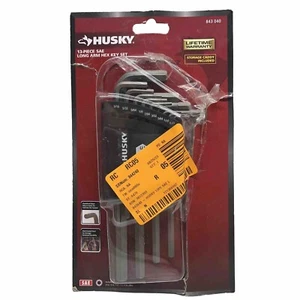 (13-Pk) Husky SAE Long Arm Hex Key Set 843 040 - Complete #9 - Picture 1 of 6