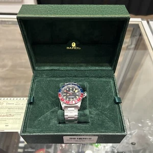 100% Authentic Bapex Type 2 Pepsi Watch Brand New Still The Stickers - Picture 1 of 10