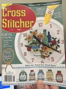 The Cross Stitcher Magazine June 1996 ~ 20 Charts cats, baby, wedding, fish, tea - Picture 1 of 12