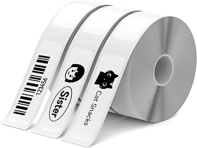 3x Rolls Self-Adhesive Thermal Label Maker Sticker Label Printer For WP9510 SIRR - Image 1 of 4