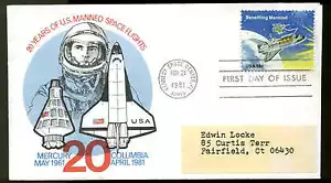 U.S. FDC #1914 Unknown Cachet Kennedy Space Center, FL Space - Picture 1 of 1
