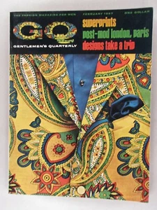 GQ Magazine - February, 1967 ~ Post-Modern London, Paris ~ Gentlemen's Quarterly - Picture 1 of 4