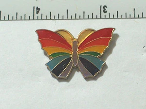 Rainbow Butterfly Pin - Picture 1 of 3