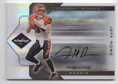 2007 Leaf Limited PHENOMS ROOKIE SIGNATURE Jeff Rowe Rookie Auto 38/99 - Image 1 of 2