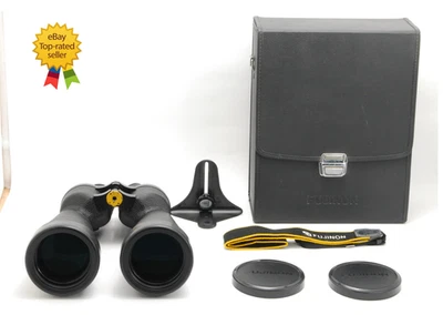 Fujinon 10×70 5°18 Binoculars Black From JAPAN [NEAR MINT w/Case,Strap] - Immagine 1 di 4