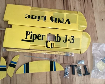Piper J3 Cub RC Wing Plus Parts - Image 1 of 4