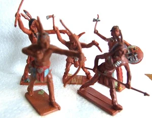 5 Vintage Cresent Indians - Picture 1 of 2