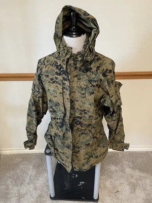 USMC Marine GoreTex Parka Jacket Woodland MARPAT Small Reg. & Med.Reg. - Image 1 of 4