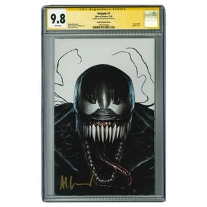 2018 Marvel Comics Venom #1 Virgin Variante Adi Granov signiert CGC 9.8 SS WP - Bild 1 von 3