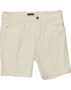 MASSIMO DUTTI Womens Casual Shorts W32 Large White BF04 - Picture 1 of 4