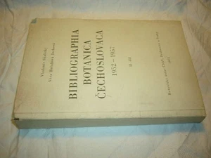 Bibliographia Botanica Cechoslovaca 1952-1957. II. dil Skalicky, Vladimir und Ve - Picture 1 of 1