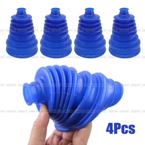 4Pcs/Sets Silicone Dust Cover Joint Boot Drive Shaft Universal Strong Elasticity - Picture 1 of 9