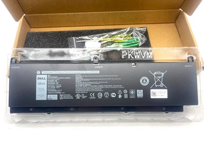 Batería genuina para computadora portátil PKWVM 95WH para Dell Precision7550 7560 7750 7760 453-BBCQ Foto 1 de 4