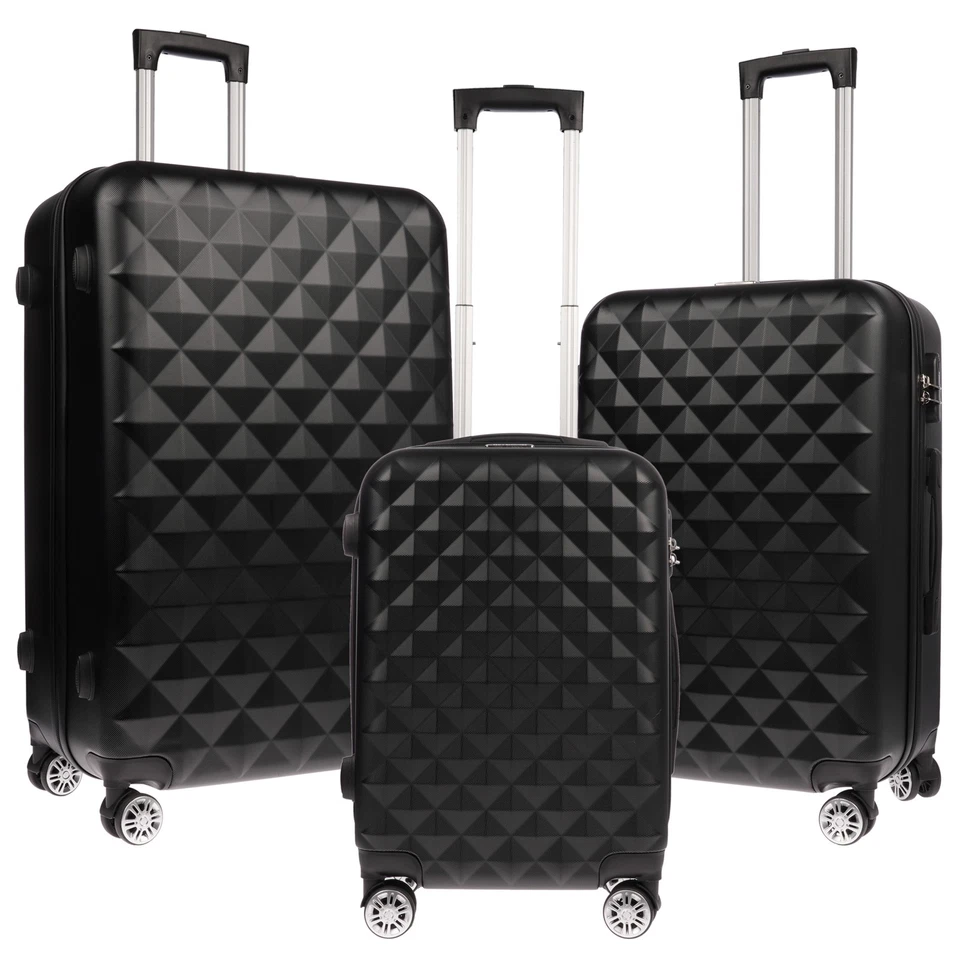 Koffer Hartschalenkoffer Trolley Kofferset Reisekoffer M-L-XL-Set Set Leicht - Bild 1 von 4