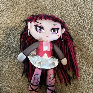 Mattel Monster High Draculaura 19 inch Plush Rag Doll Yarn Hair Vampire 2013 MH - Picture 1 of 8