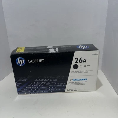 HP 26A (CF226A) Black Toner Cartridge Genuine Factory Sealed New - Image 1 of 4