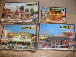 K23 Faller Konvolut 4 Bausätze Jahrmarkt 327 442 446 316 eingeschweisst - Bild 1 von 5