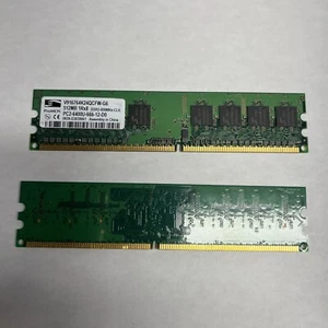 V916764K24QCFW-G6 512MB DDR2-800 (PC2-6400) PC2-6400U Random Access Memory RAM - Picture 1 of 2