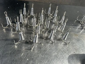 8/0 Weight Treble Snagging Bunker Snag Hooks 4 X Hardened 10 Pieces Saltwater - Picture 1 of 3