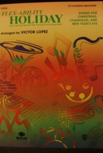 Viola Flex-Ability Holiday arr Victor Lopez Solo Duet Trio Quartets 11 songs - Picture 1 of 6