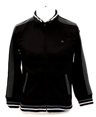 South Pole Black Zip Front Track Jacket Youth Boy's Small S NWT — 第 1/4 张图片