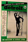 Couverture complète TV & Movie Guide Detroit 26 septembre 1964 Julie Newmar