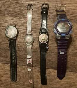 Disney Watches Lot- Hanna Montana, 101 Dalmatians, Rugrats +1 More X4 - Picture 1 of 11