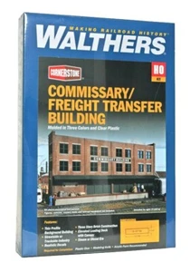 HO Walthers Cornerstone 933-3173 Commissary/Freight Transfer Background Building - Picture 1 of 1
