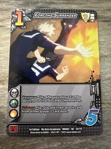 Forcing Surrender (XR) - UniVersus: My Hero Academia: Crimson Rampage (MHA2) - Imagen 1 de 2