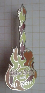 HARD ROCK CAFE / ALL ACCESS FLAME GUITAR .................... Pin (255d) - Picture 1 of 1