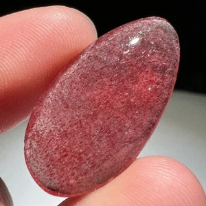 Hermoso espécimen de cristal pulido de cuarzo fresa natural de 14 quilates - Imagen 1 de 9