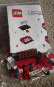 Lego Seasonal Build Canada Toysrus Exclusive Fireplace Chimney Holiday Sled 48pc - Picture 1 of 5
