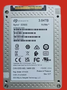 Seagate Nytro 5350S XP3840SE70065 3.84TB SFF 2.5" PCIe 4.0 NVME SSD - Picture 1 of 2