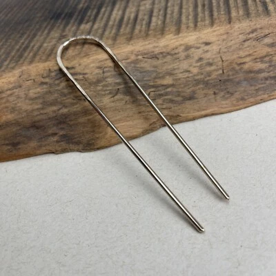 Palo de pelo de latón, tenedor para el cabello, horquilla para el cabello, alfiler para chal  Foto 1 de 4