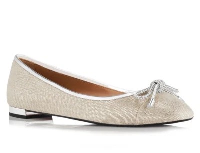 Zapatos planos de ballet Aquazzura Parisina para mujer con adornos de cristal talla 39 / EE. UU. 9 Foto 1 de 4