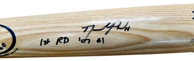 David Price Signed Autographed Baseball Bat 1st Rd 07 #1 Red Sox PSA/DNA AK34299 - Image 1 of 4