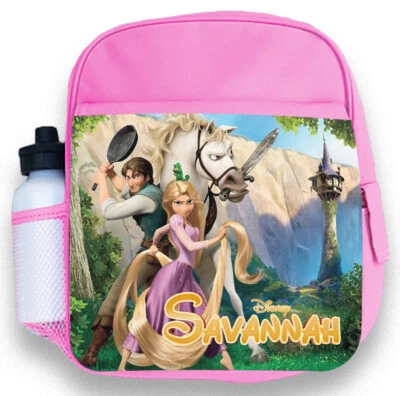 DAILY GIFTS Personalisierter Kinder Rucksack beliebiger Name verheddert Mädchen Kinder Schulanfang 2