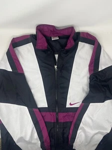 Giacca a vento Nike full zip vintage anni 90 donna (L) - Foto 1 di 8