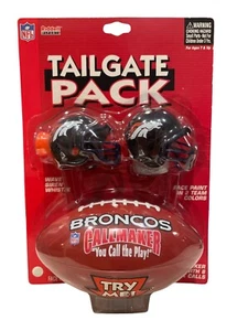 NFL Denver Broncos Riddell Heckklappe Pack Sirene Gesichtsfarbe & Fußball Rufer - Bild 1 von 3