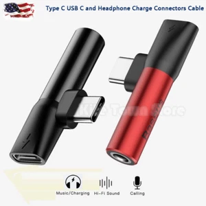 USB-C Type C to 3.5mm Audio Cable Adapter Charge Headphone for ZTE - Zdjęcie 1 z 7