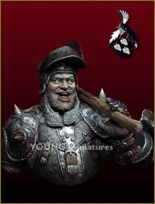 Young Miniatures - La Hire Battle of Patay 1429 - 1/10th Resin Bust - YH1816 - Image 1 of 4