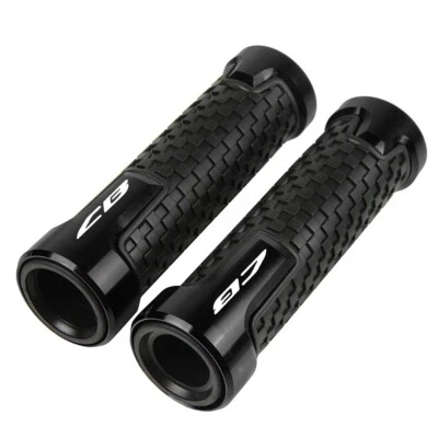 For Honda CB 400 500 750 1300 Motorcycle 22mm 7/8'' Handle Bar Gel Hand Grips - Image 1 of 4